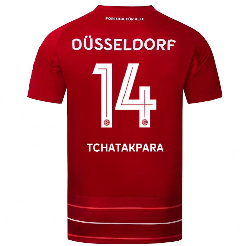 Danxen Herren Adnane Tchatakpara #14 Rot Weiß Heimtrikot Trikot 2025/26 T-Shirt Österreich