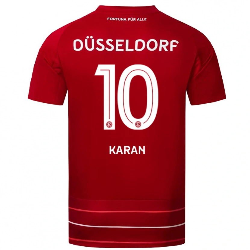 Danxen Herren Marko Karan #10 Rot Weiß Heimtrikot Trikot 2025/26 T-Shirt Österreich
