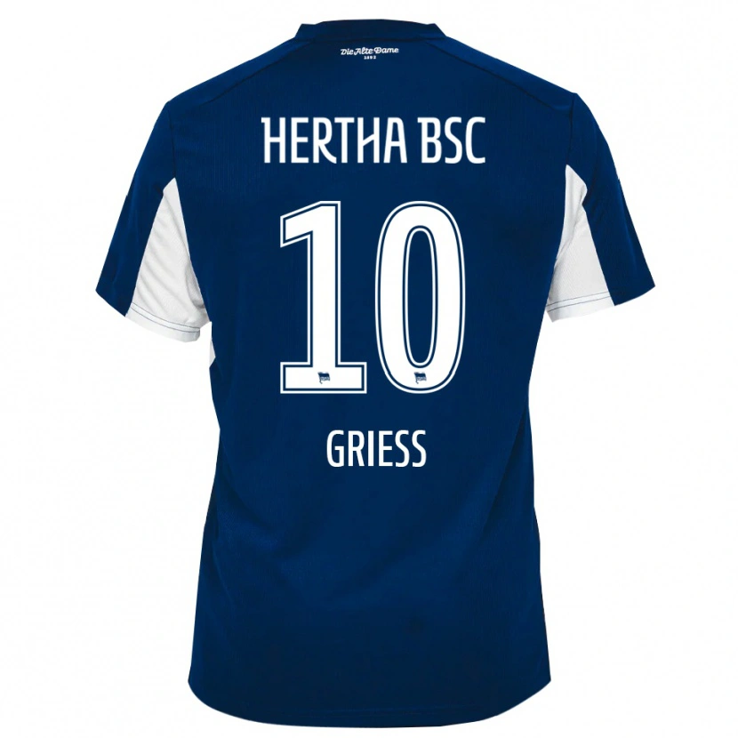 Danxen Herren Stephan Grieß #10 Weiß Blau Heimtrikot Trikot 2025/26 T-Shirt Österreich