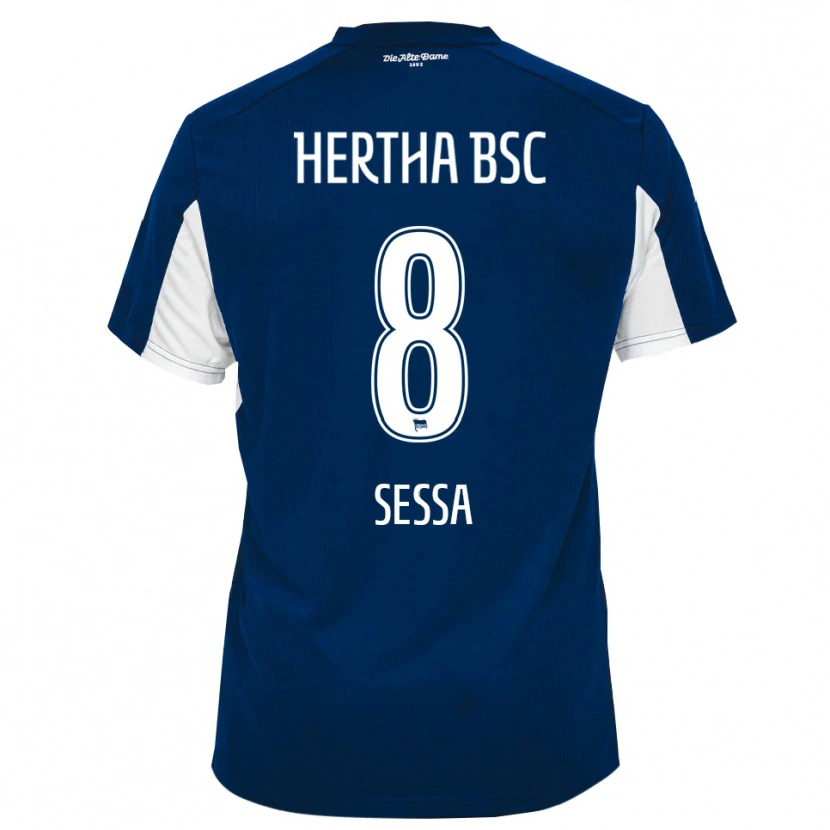 Danxen Herren Kevin Sessa #8 Weiß Blau Heimtrikot Trikot 2025/26 T-Shirt Österreich