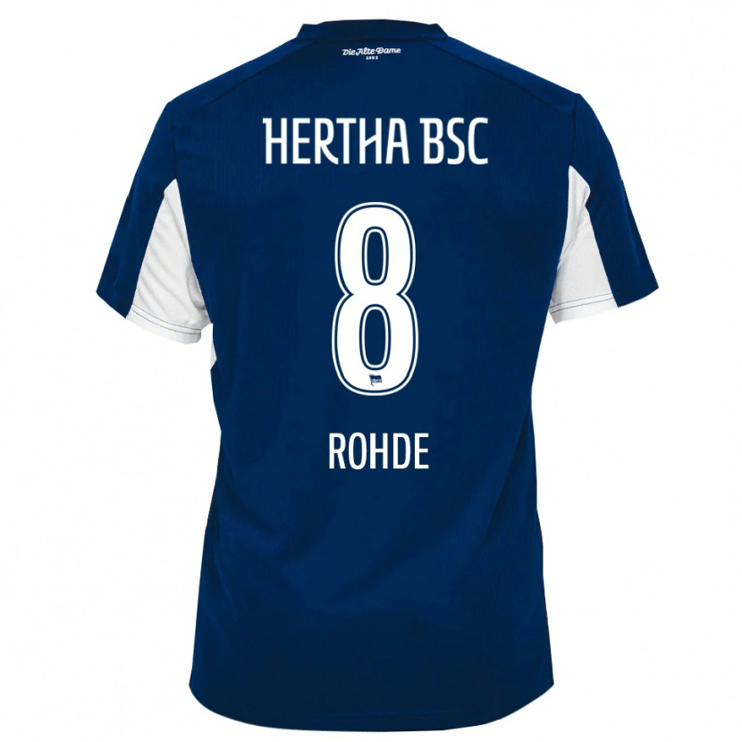 Danxen Herren Marleen Rohde #8 Weiß Blau Heimtrikot Trikot 2025/26 T-Shirt Österreich