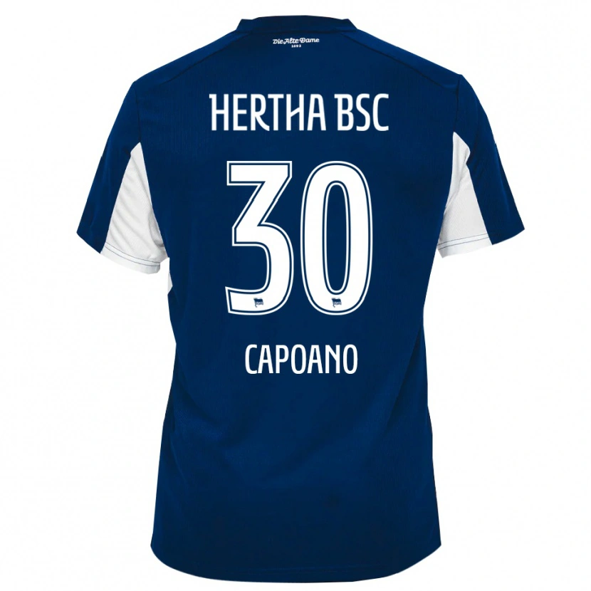 Danxen Herren Oscar Capoano #30 Weiß Blau Heimtrikot Trikot 2025/26 T-Shirt Österreich