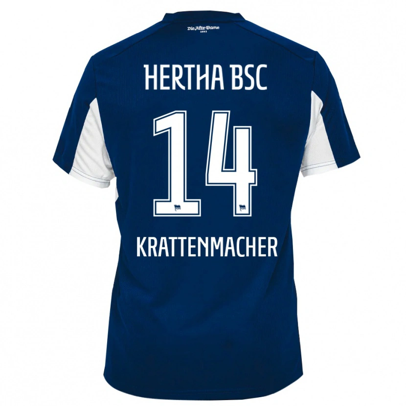 Danxen Herren Maurice Krattenmacher #14 Weiß Blau Heimtrikot Trikot 2025/26 T-Shirt Österreich