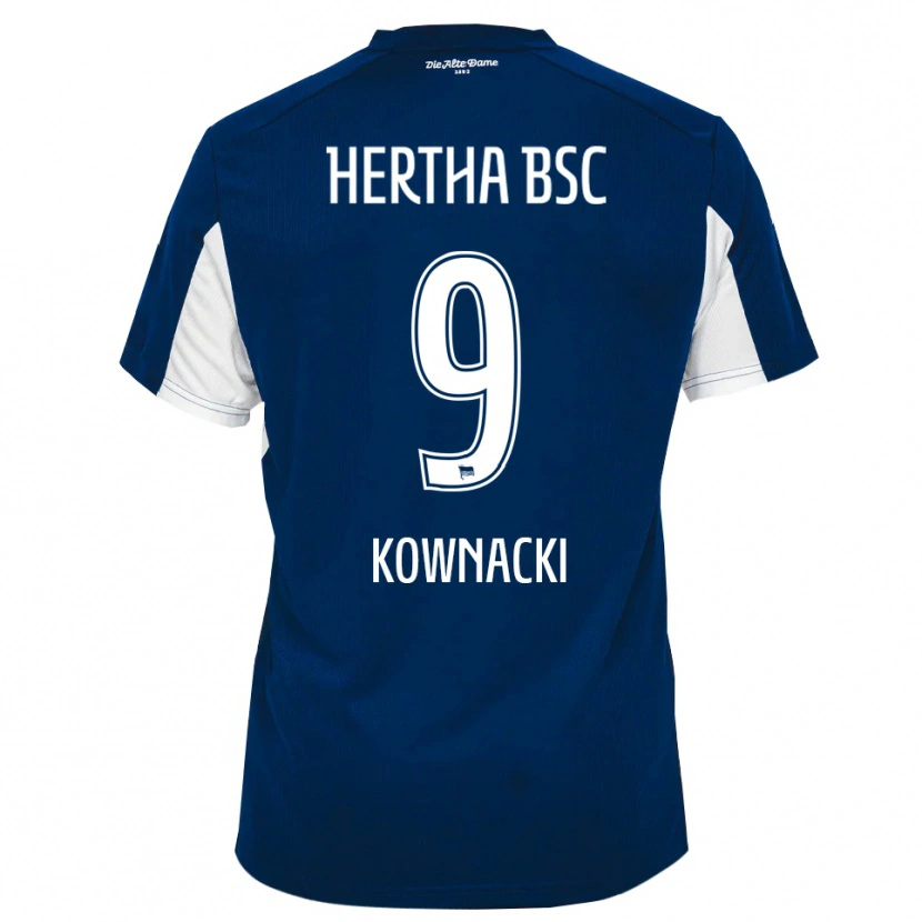 Danxen Herren Dawid Kownacki #9 Weiß Blau Heimtrikot Trikot 2025/26 T-Shirt Österreich