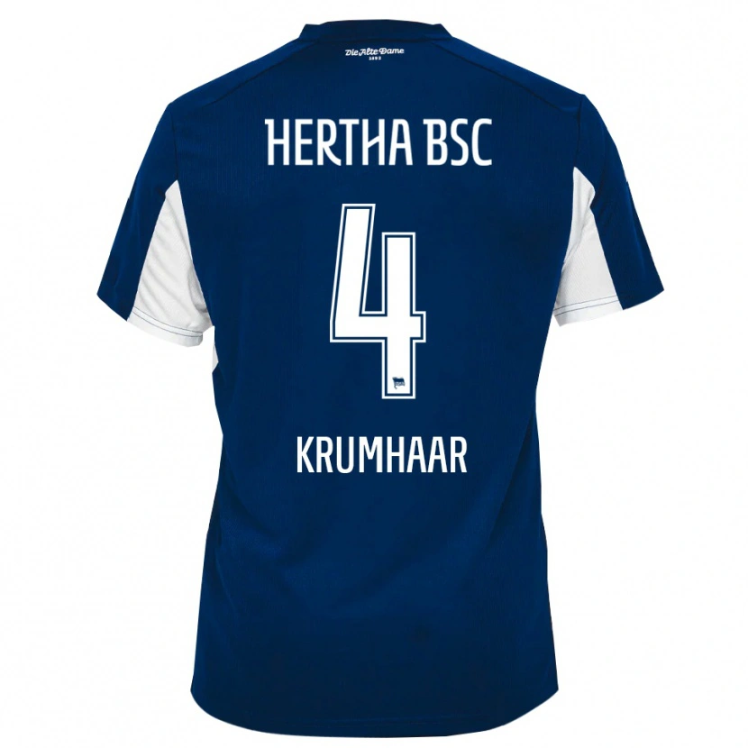 Danxen Herren Marvin Krumhaar #4 Weiß Blau Heimtrikot Trikot 2025/26 T-Shirt Österreich