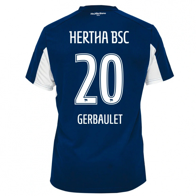 Danxen Herren Yannick Gerbaulet #20 Weiß Blau Heimtrikot Trikot 2025/26 T-Shirt Österreich