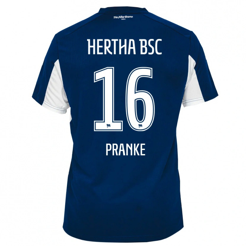 Danxen Herren Mare Pranke #16 Weiß Blau Heimtrikot Trikot 2025/26 T-Shirt Österreich