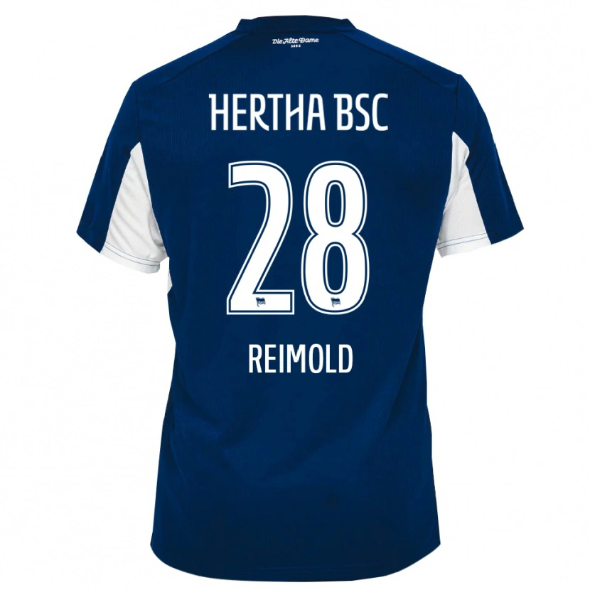 Danxen Herren Lotte Reimold #28 Weiß Blau Heimtrikot Trikot 2025/26 T-Shirt Österreich