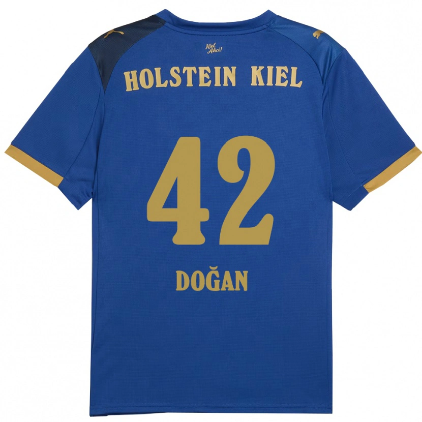 Danxen Herren Tyler Doğan #42 Blau Gold Heimtrikot Trikot 2025/26 T-Shirt Österreich
