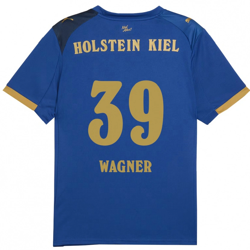 Danxen Herren Robert Wagner #39 Blau Gold Heimtrikot Trikot 2025/26 T-Shirt Österreich
