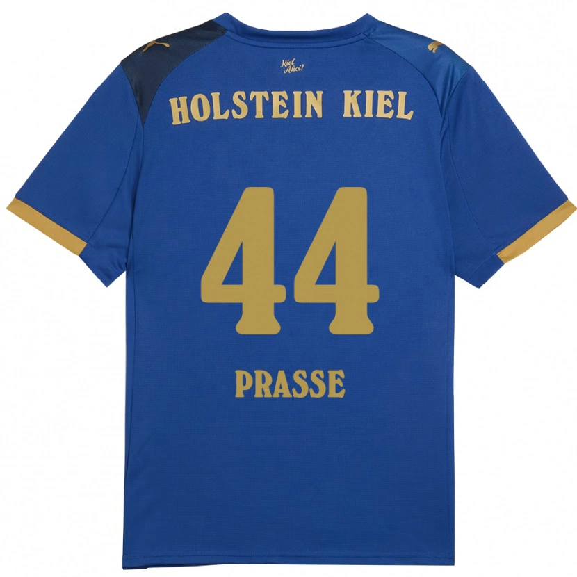 Danxen Herren Luca Prasse #44 Blau Gold Heimtrikot Trikot 2025/26 T-Shirt Österreich