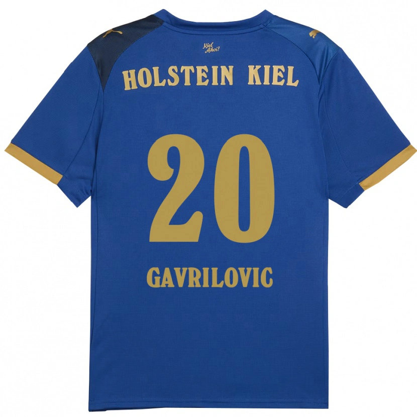 Danxen Herren Helena Gavrilovic #20 Blau Gold Heimtrikot Trikot 2025/26 T-Shirt Österreich