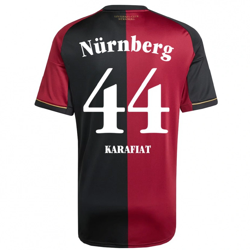 Danxen Herren Ondrej Karafiat #44 Burgunder Schwarz Heimtrikot Trikot 2025/26 T-Shirt Österreich