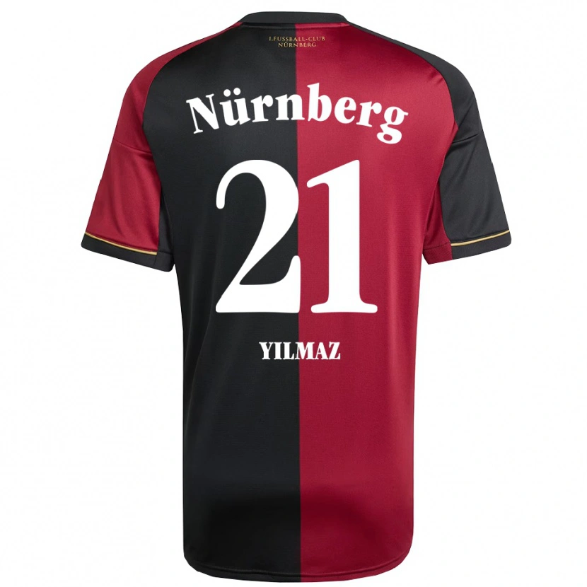 Danxen Herren Berkay Yilmaz #21 Burgunder Schwarz Heimtrikot Trikot 2025/26 T-Shirt Österreich