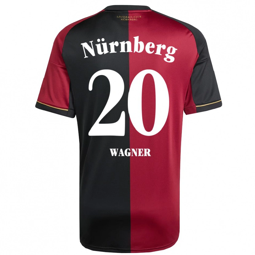 Danxen Herren Erik Wagner #20 Burgunder Schwarz Heimtrikot Trikot 2025/26 T-Shirt Österreich