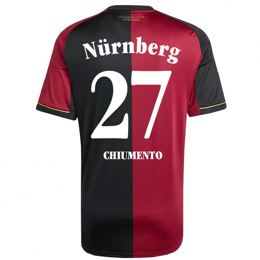 Danxen Herren Levin Chiumento #27 Burgunder Schwarz Heimtrikot Trikot 2025/26 T-Shirt Österreich