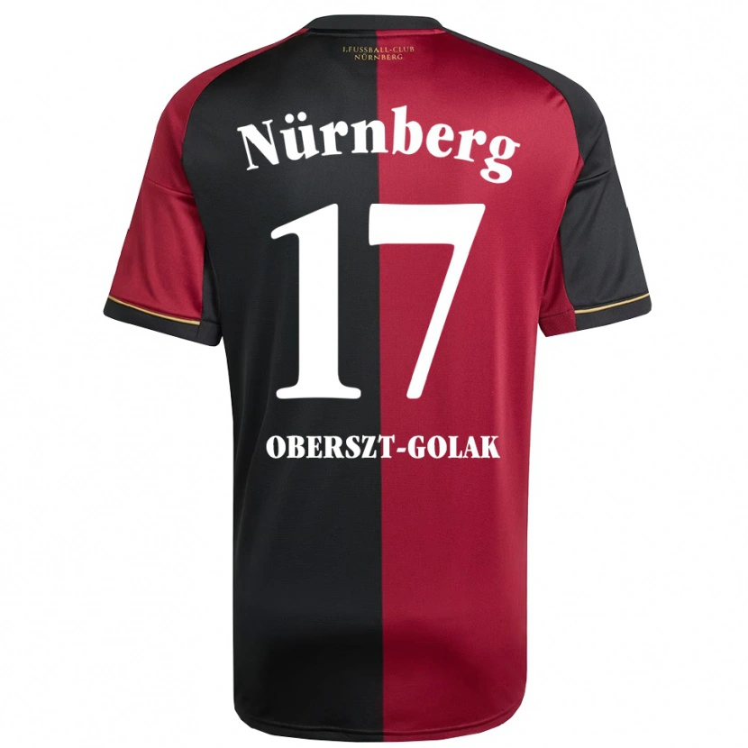 Danxen Herren Karol Oberszt-Golak #17 Burgunder Schwarz Heimtrikot Trikot 2025/26 T-Shirt Österreich