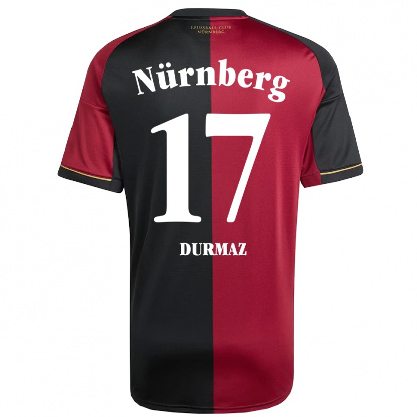 Danxen Herren Enes Durmaz #17 Burgunder Schwarz Heimtrikot Trikot 2025/26 T-Shirt Österreich