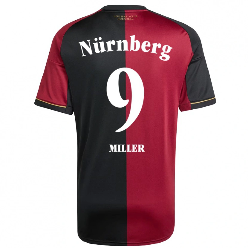 Danxen Herren Laura Miller #9 Burgunder Schwarz Heimtrikot Trikot 2025/26 T-Shirt Österreich