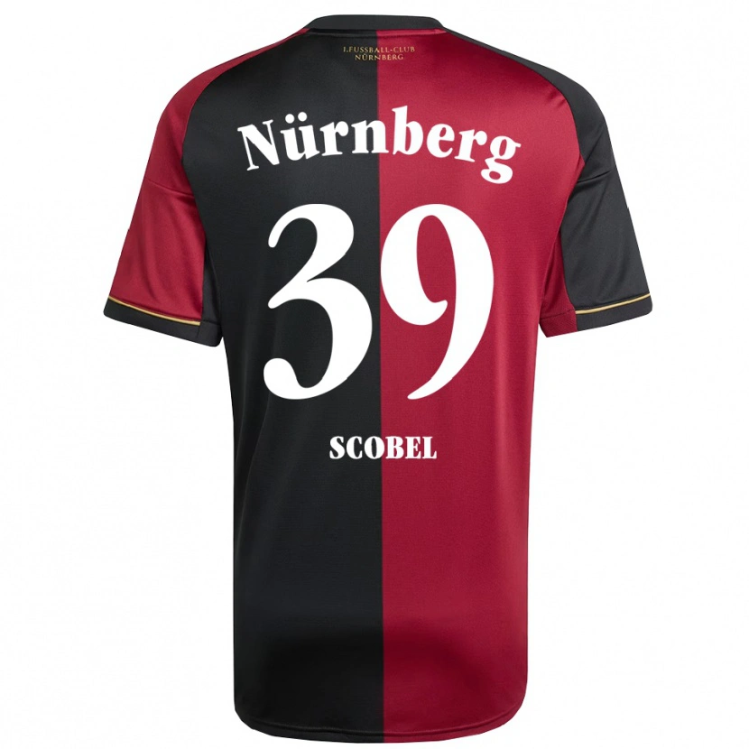 Danxen Herren Piet Scobel #39 Burgunder Schwarz Heimtrikot Trikot 2025/26 T-Shirt Österreich