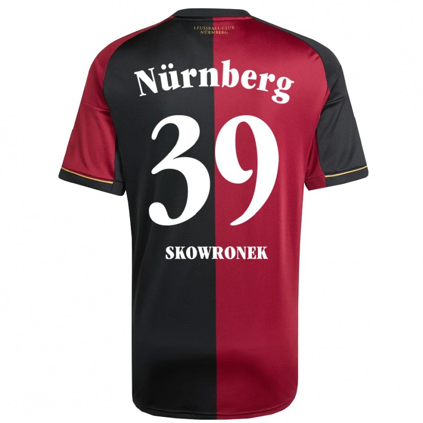Danxen Herren Joel Skowronek #39 Burgunder Schwarz Heimtrikot Trikot 2025/26 T-Shirt Österreich