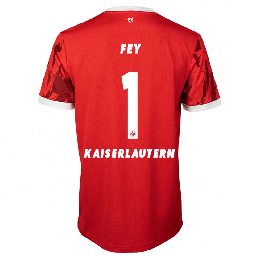 Danxen Herren Tyler Fey #1 Rot Weiß Heimtrikot Trikot 2025/26 T-Shirt Österreich