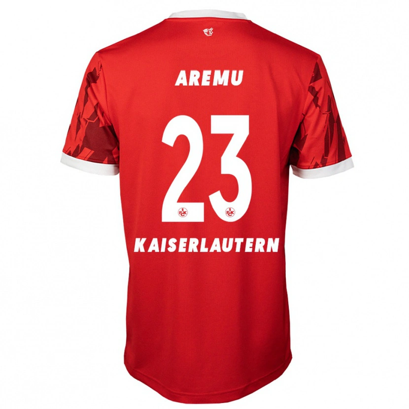 Danxen Herren Afeez Aremu #23 Rot Weiß Heimtrikot Trikot 2025/26 T-Shirt Österreich