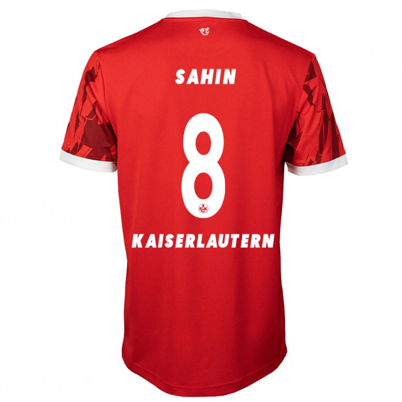 Danxen Herren Semih Sahin #8 Rot Weiß Heimtrikot Trikot 2025/26 T-Shirt Österreich