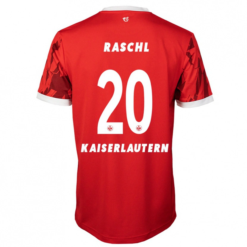 Danxen Herren Tobias Raschl #20 Rot Weiß Heimtrikot Trikot 2025/26 T-Shirt Österreich