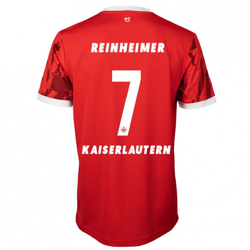 Danxen Herren Ben Reinheimer #7 Rot Weiß Heimtrikot Trikot 2025/26 T-Shirt Österreich