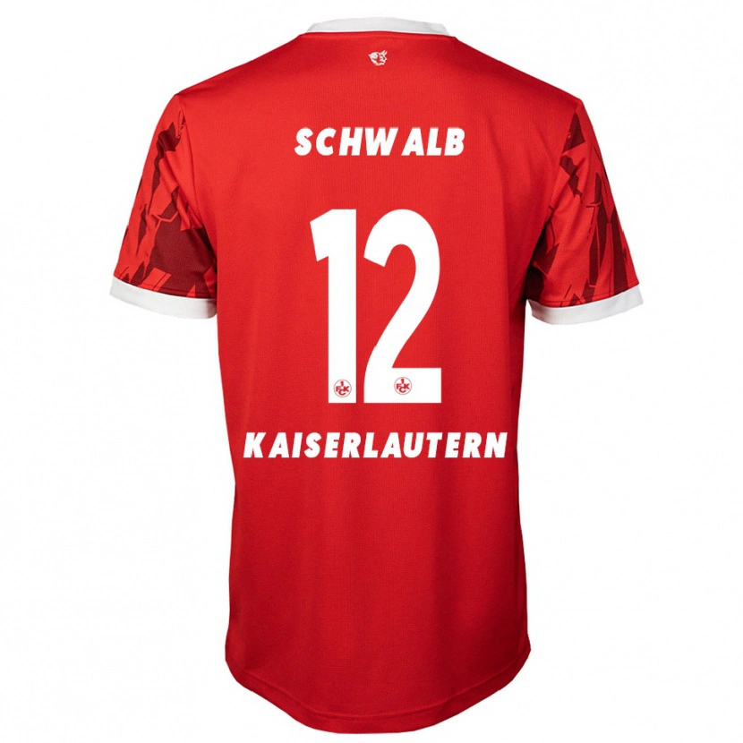 Danxen Herren Yannick Schwalb #12 Rot Weiß Heimtrikot Trikot 2025/26 T-Shirt Österreich