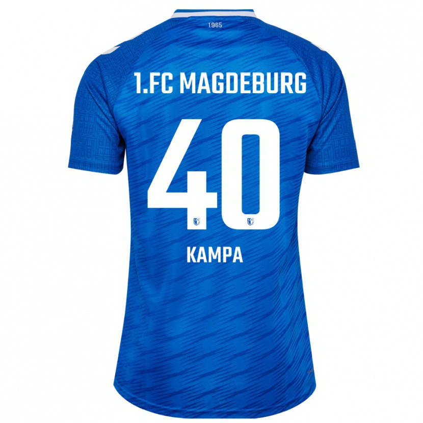 Danxen Herren Robert Kampa #40 Blau Weiß Heimtrikot Trikot 2025/26 T-Shirt Österreich