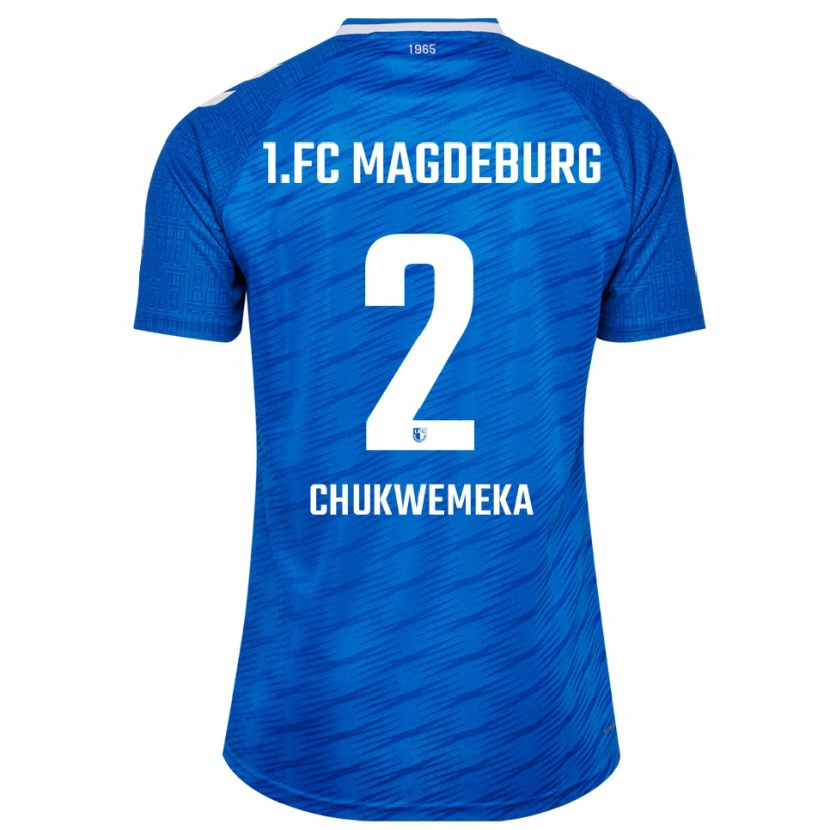 Danxen Herren Stancy Chukwemeka #2 Blau Weiß Heimtrikot Trikot 2025/26 T-Shirt Österreich