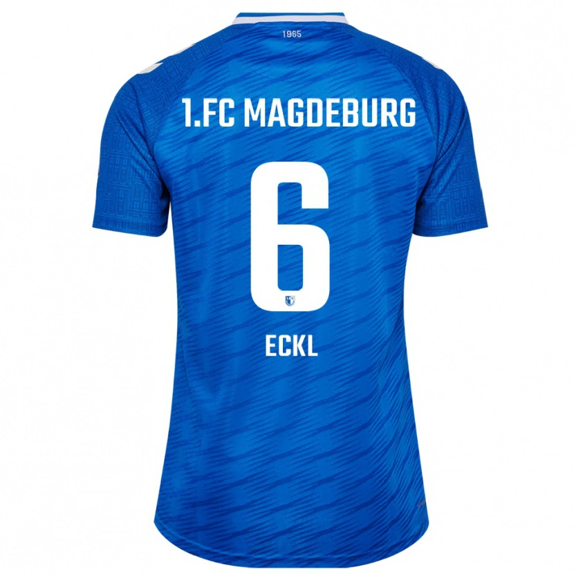 Danxen Herren Hanna Eckl #6 Blau Weiß Heimtrikot Trikot 2025/26 T-Shirt Österreich
