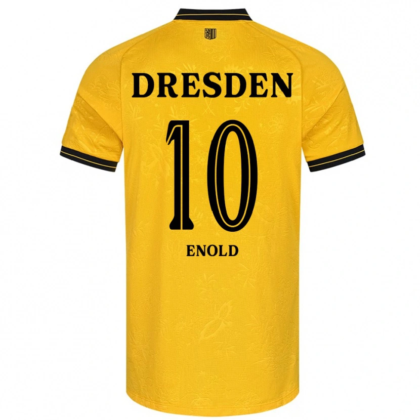 Danxen Herren Quentin Enold #10 Gelb Schwarz Heimtrikot Trikot 2025/26 T-Shirt Österreich