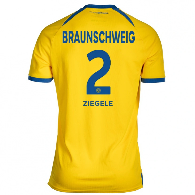 Danxen Herren Raffael Ziegele #2 Gelb Blau Heimtrikot Trikot 2025/26 T-Shirt Österreich