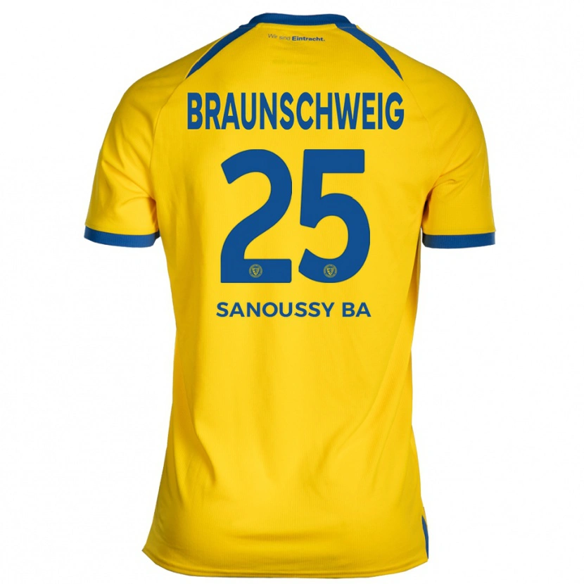 Danxen Herren Sanoussy Ba #25 Gelb Blau Heimtrikot Trikot 2025/26 T-Shirt Österreich