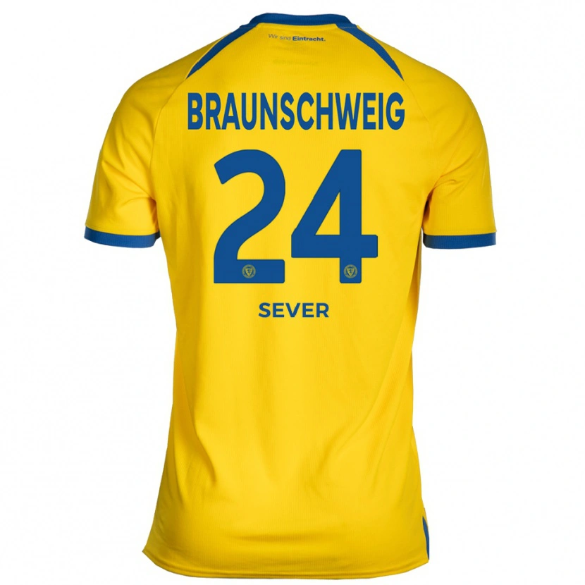 Danxen Herren Ömer Sever #24 Gelb Blau Heimtrikot Trikot 2025/26 T-Shirt Österreich