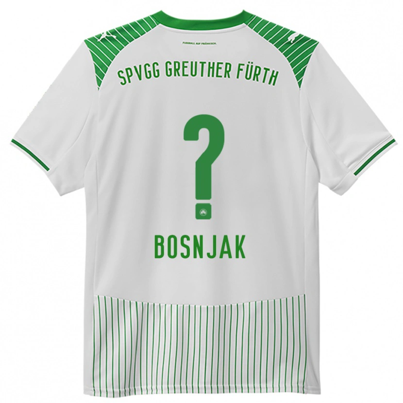Danxen Herren Petar Bosnjak #0 Weiß Grün Heimtrikot Trikot 2025/26 T-Shirt Österreich
