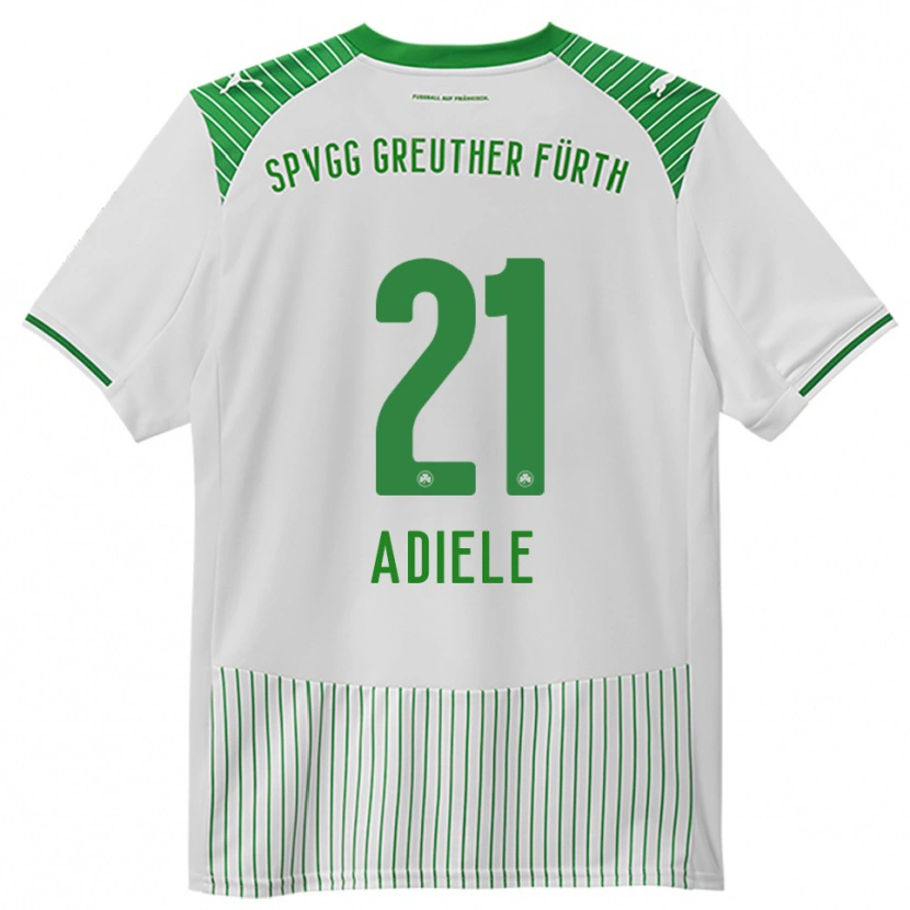 Danxen Herren Raphael Adiele #21 Weiß Grün Heimtrikot Trikot 2025/26 T-Shirt Österreich