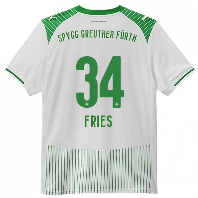 Danxen Herren Marlon Fries #34 Weiß Grün Heimtrikot Trikot 2025/26 T-Shirt Österreich