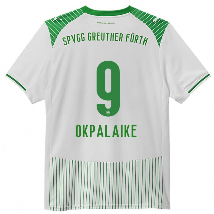 Danxen Herren Joshua Okpalaike #9 Weiß Grün Heimtrikot Trikot 2025/26 T-Shirt Österreich