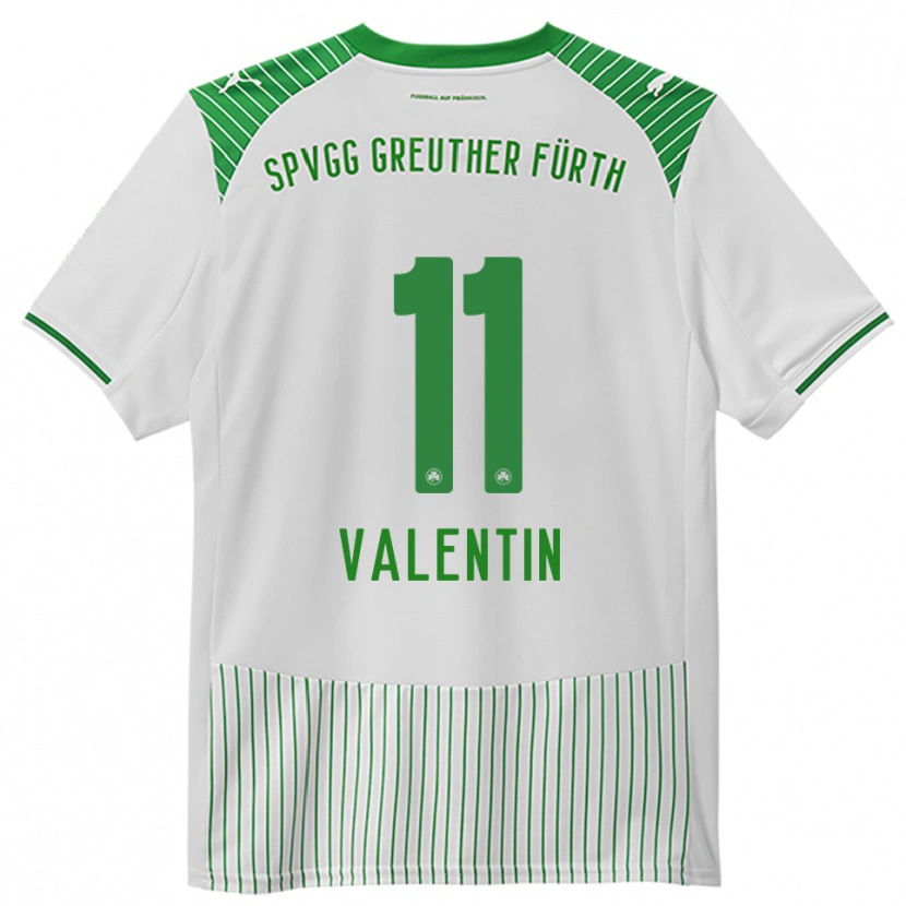 Danxen Herren Jonas Valentin #11 Weiß Grün Heimtrikot Trikot 2025/26 T-Shirt Österreich