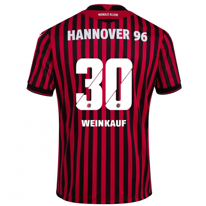 Danxen Herren Leo Weinkauf #30 Rot Schwarz Heimtrikot Trikot 2025/26 T-Shirt Österreich