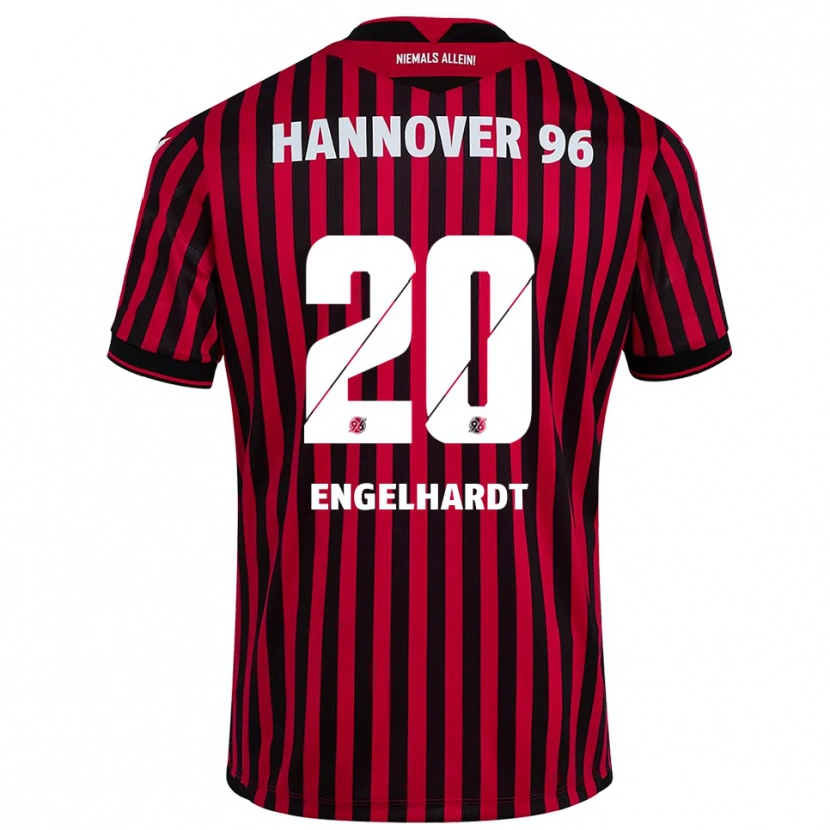 Danxen Herren Saskia Engelhardt #20 Rot Schwarz Heimtrikot Trikot 2025/26 T-Shirt Österreich