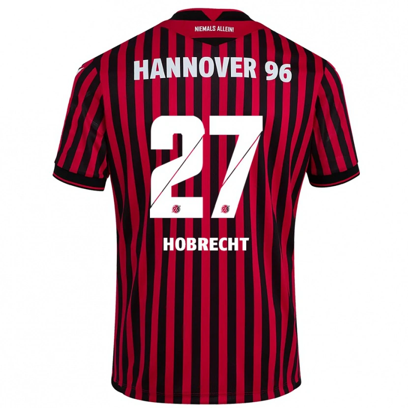 Danxen Herren Tom Hobrecht #27 Rot Schwarz Heimtrikot Trikot 2025/26 T-Shirt Österreich