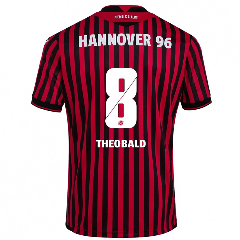 Danxen Herren Lara Theobald #8 Rot Schwarz Heimtrikot Trikot 2025/26 T-Shirt Österreich