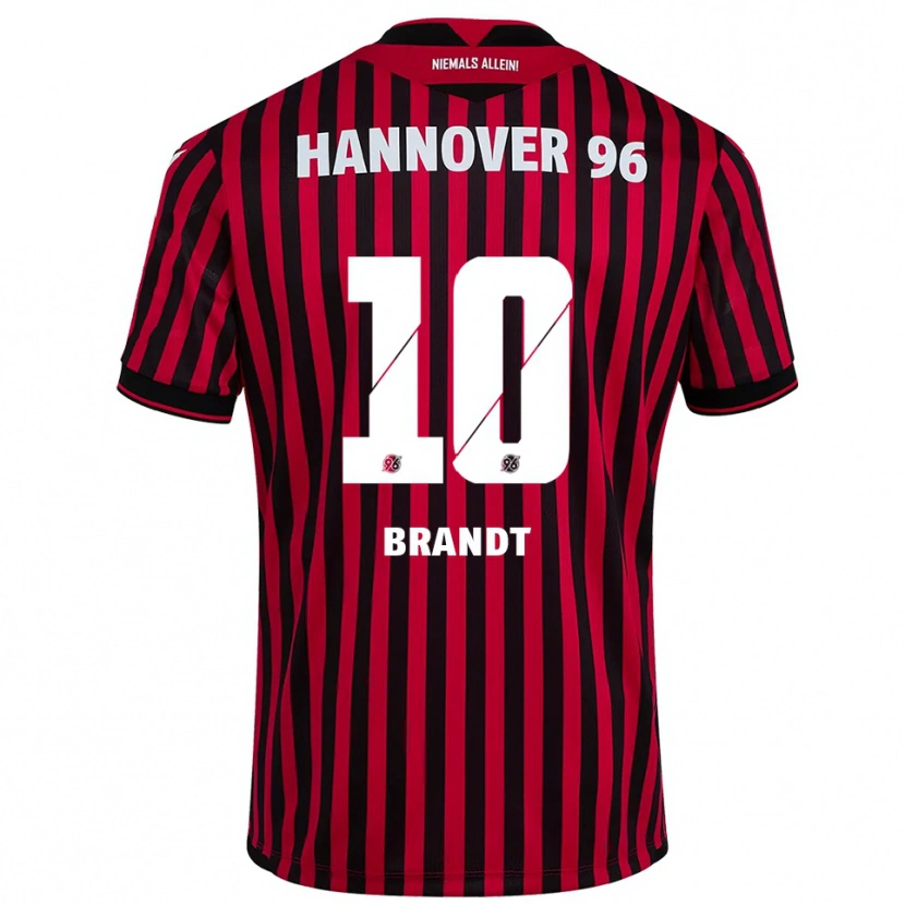 Danxen Herren Keanu Brandt #10 Rot Schwarz Heimtrikot Trikot 2025/26 T-Shirt Österreich
