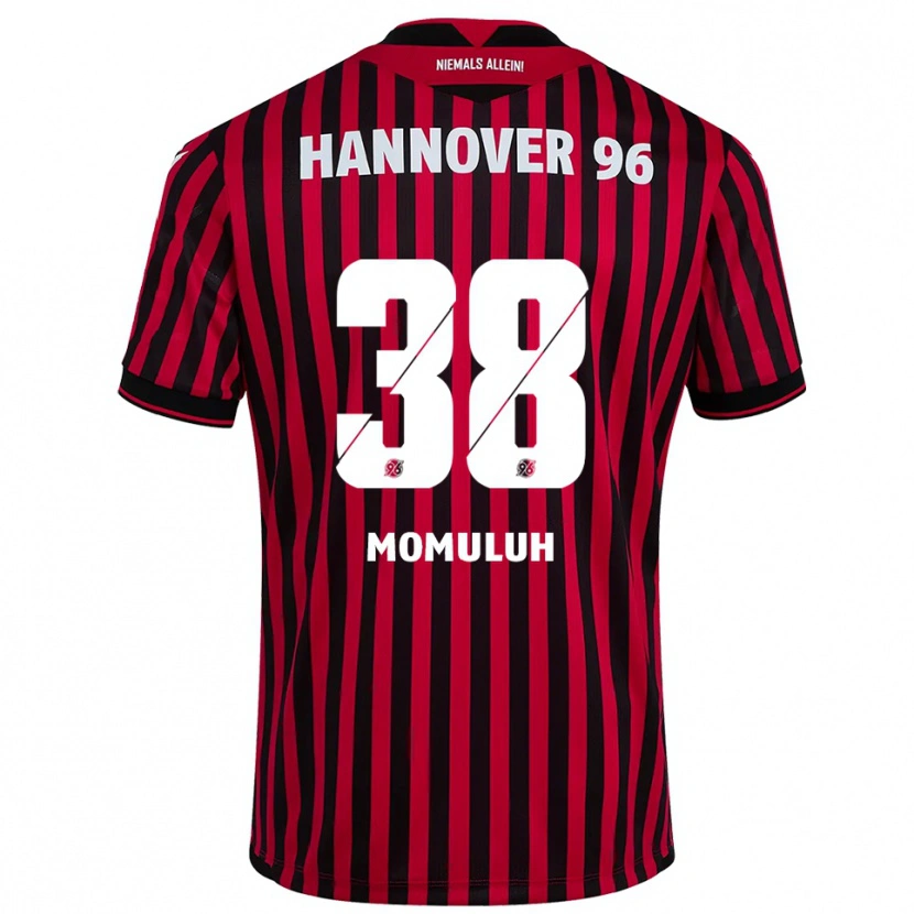Danxen Herren Monju Momuluh #38 Rot Schwarz Heimtrikot Trikot 2025/26 T-Shirt Österreich