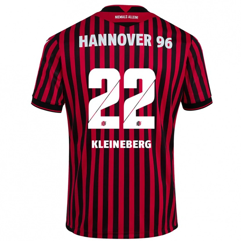 Danxen Herren Philip Kleineberg #22 Rot Schwarz Heimtrikot Trikot 2025/26 T-Shirt Österreich
